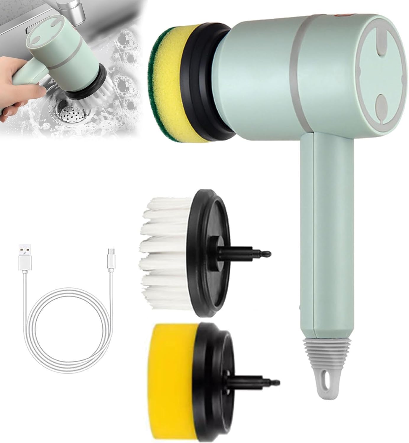 The easywash scrubgun tool