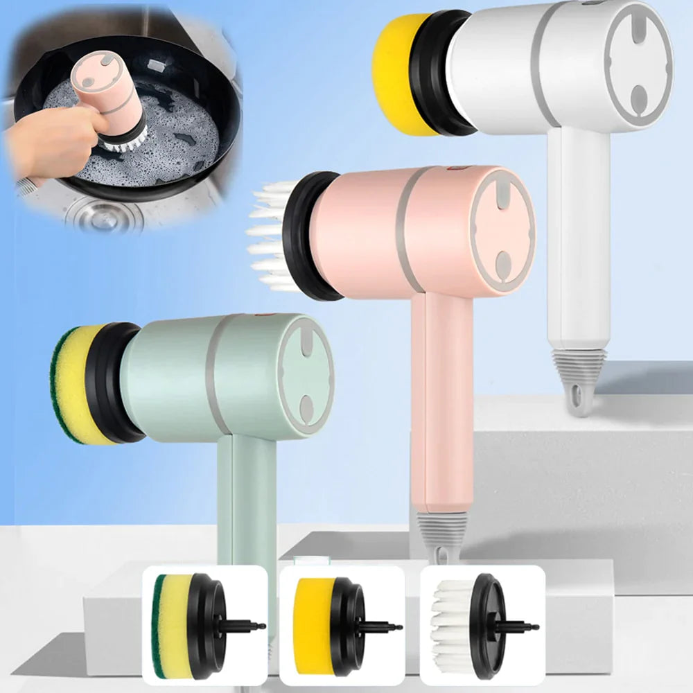The easywash scrubgun tool